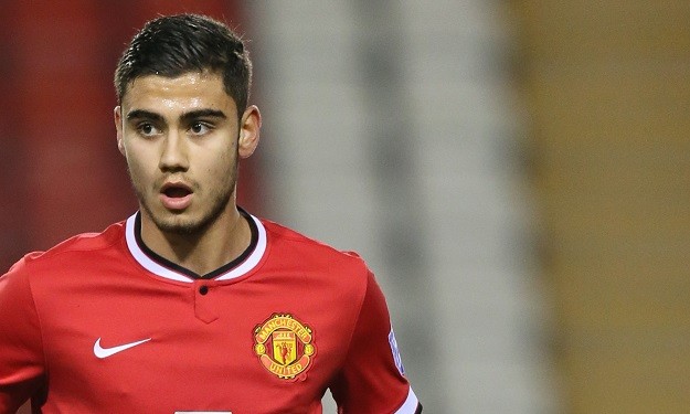 Football - Blackburn Rovers v Manchester United - Lancashire Senior Cup Quarter Final - Leigh Sports Village - 14/15 - 25/11/14
Manchester United's Andreas Pereira
Mandatory Credit: Action Images / Paul Currie

EDITORIAL USE ONLY.